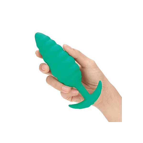 B-Vibe Twist Texture Plug - Groen van het merk b-Vibe - Buttplugs - online bestellen bij Masculum.nl. De discrete online seks-toys en erotisch heren ondergoed winkel voor gay & hetero mannen.