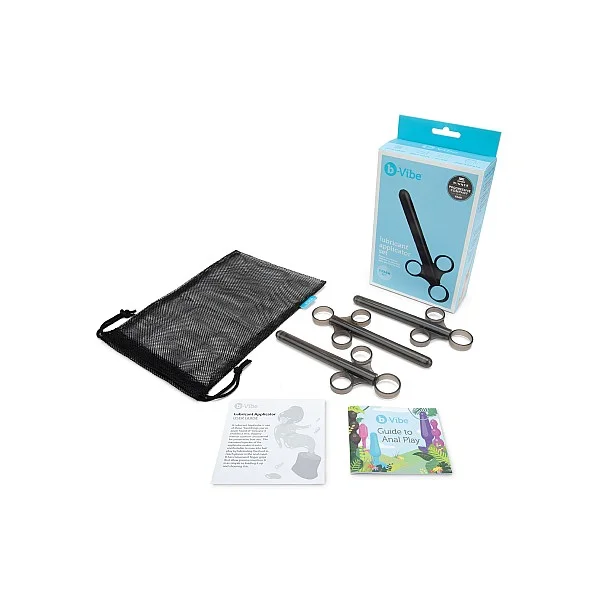 B-Vibe Lube Applicator 3pcs - Zwart van het merk b-Vibe - Anaal Douches - online bestellen bij Masculum.nl. De discrete online seks-toys en erotisch heren ondergoed winkel voor gay & hetero mannen.
