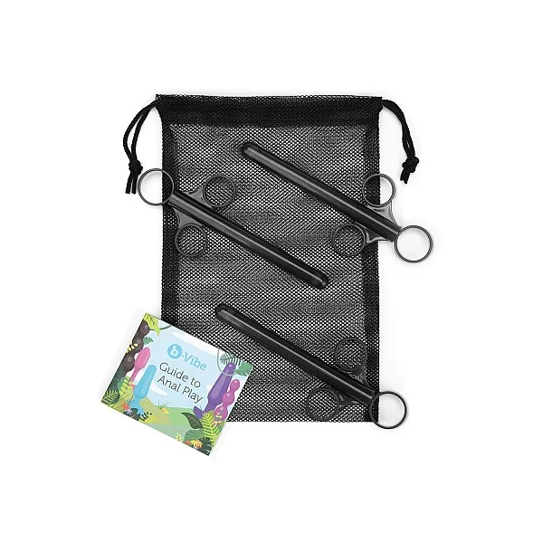 B-Vibe Lube Applicator 3pcs - Zwart van het merk b-Vibe - Anaal Douches - online bestellen bij Masculum.nl. De discrete online seks-toys en erotisch heren ondergoed winkel voor gay & hetero mannen.