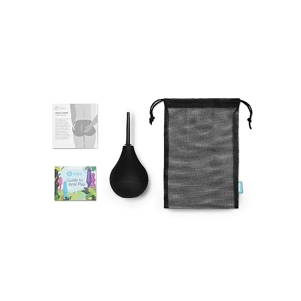 B-Vibe Classic Enema - Zwart van het merk b-Vibe - Anaal Douches - online kopen bij Masculum.nl. De discrete online seks-toys en erotisch heren ondergoed winkel voor gay & hetero mannen.