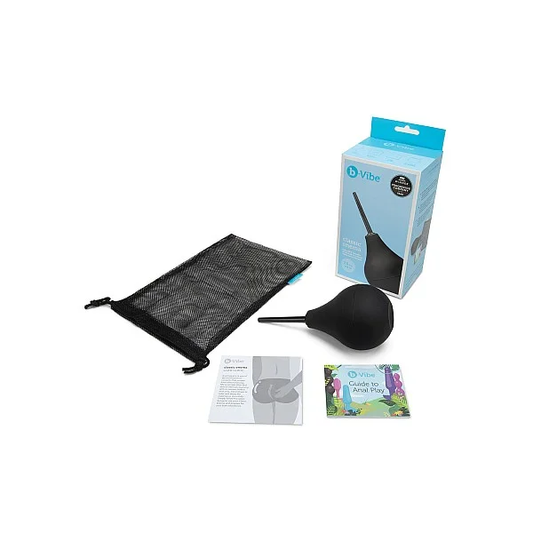 B-Vibe Classic Enema - Zwart van het merk b-Vibe - Anaal Douches - online kopen bij Masculum.nl. De discrete online seks-toys en erotisch heren ondergoed winkel voor gay & hetero mannen.