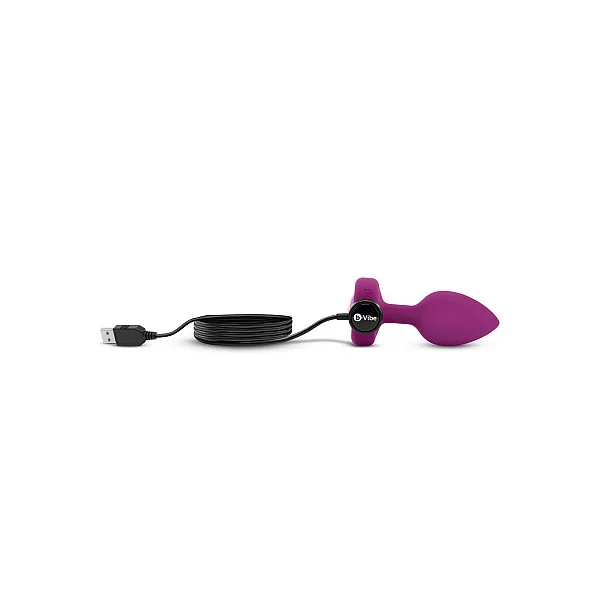 B-Vibe Vibr Jewel Plug S/M - Fuchsia van het merk b-Vibe - Buttplugs - online kopen bij Masculum.nl. De discrete online seks-toys en erotisch heren ondergoed winkel voor gay & hetero mannen.