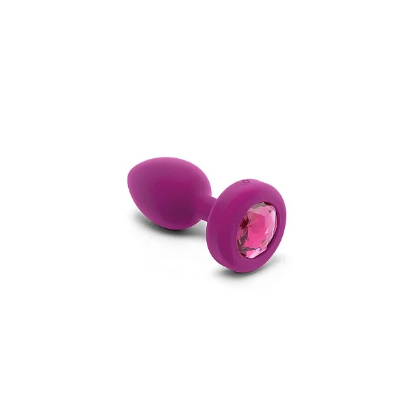 B-Vibe Vibr Jewel Plug S/M - Fuchsia van het merk b-Vibe - Buttplugs - online kopen bij Masculum.nl. De discrete online seks-toys en erotisch heren ondergoed winkel voor gay & hetero mannen.