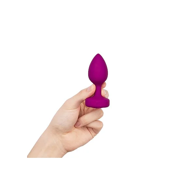 B-Vibe Vibr Jewel Plug S/M - Fuchsia van het merk b-Vibe - Buttplugs - online kopen bij Masculum.nl. De discrete online seks-toys en erotisch heren ondergoed winkel voor gay & hetero mannen.