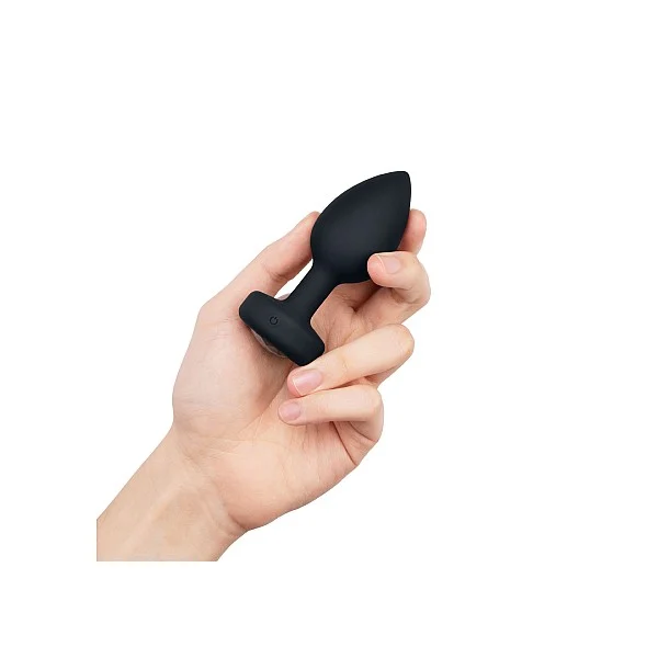 B-Vibe Vibr Jewel Plug M/L - Zwart van het merk b-Vibe - Buttplugs - online bestellen bij Masculum.nl. De discrete online seks-toys en erotisch heren ondergoed winkel voor gay & hetero mannen.