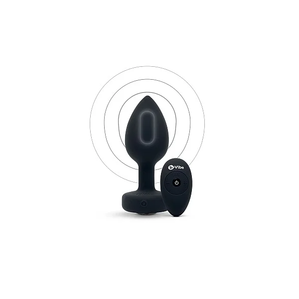 B-Vibe Vibr Jewel Plug M/L - Zwart van het merk b-Vibe - Buttplugs - online bestellen bij Masculum.nl. De discrete online seks-toys en erotisch heren ondergoed winkel voor gay & hetero mannen.