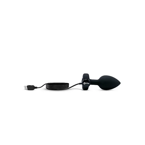 B-Vibe Vibr Jewel Plug M/L - Zwart van het merk b-Vibe - Buttplugs - online bestellen bij Masculum.nl. De discrete online seks-toys en erotisch heren ondergoed winkel voor gay & hetero mannen.