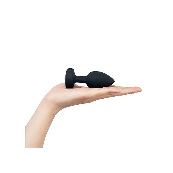 B-Vibe Vibr Jewel Plug M/L - Zwart van het merk b-Vibe - Buttplugs - online bestellen bij Masculum.nl. De discrete online seks-toys en erotisch heren ondergoed winkel voor gay & hetero mannen.