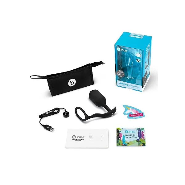 B-Vibe Vibrating Snug & Tug XL - Zwart van het merk b-Vibe - Buttplugs - online bestellen bij Masculum.nl. De discrete online seks-toys en erotisch heren ondergoed winkel voor gay & hetero mannen.