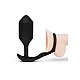 B-Vibe Vibrating Snug & Tug XL - Zwart van het merk b-Vibe - Buttplugs - online bestellen bij Masculum.nl. De discrete online seks-toys en erotisch heren ondergoed winkel voor gay & hetero mannen.