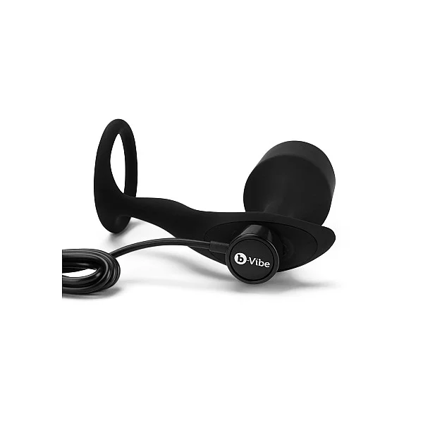 B-Vibe Vibrating Snug & Tug XL - Zwart van het merk b-Vibe - Buttplugs - online bestellen bij Masculum.nl. De discrete online seks-toys en erotisch heren ondergoed winkel voor gay & hetero mannen.