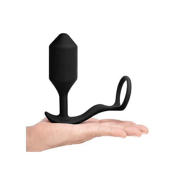 B-Vibe Vibrating Snug & Tug XL - Zwart van het merk b-Vibe - Buttplugs - online bestellen bij Masculum.nl. De discrete online seks-toys en erotisch heren ondergoed winkel voor gay & hetero mannen.