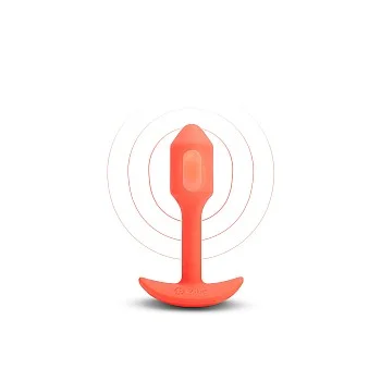 B-Vibe Vibrating Snug Plug S - Oranje
