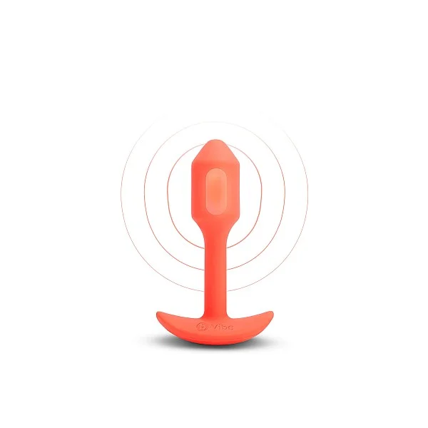 B-Vibe Vibrating Snug Plug S - Oranje van het merk b-Vibe - Buttplugs - online kopen bij Masculum.nl. De discrete online seks-toys en erotisch heren ondergoed winkel voor gay & hetero mannen.