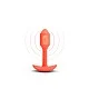 B-Vibe Vibrating Snug Plug S - Oranje van het merk b-Vibe - Buttplugs - online kopen bij Masculum.nl. De discrete online seks-toys en erotisch heren ondergoed winkel voor gay & hetero mannen.