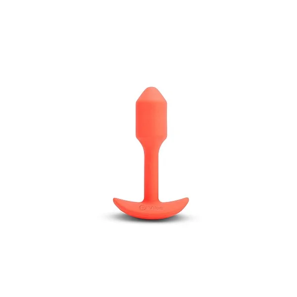 B-Vibe Vibrating Snug Plug S - Oranje van het merk b-Vibe - Buttplugs - online kopen bij Masculum.nl. De discrete online seks-toys en erotisch heren ondergoed winkel voor gay & hetero mannen.