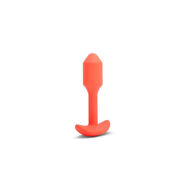 B-Vibe Vibrating Snug Plug S - Oranje van het merk b-Vibe - Buttplugs - online kopen bij Masculum.nl. De discrete online seks-toys en erotisch heren ondergoed winkel voor gay & hetero mannen.