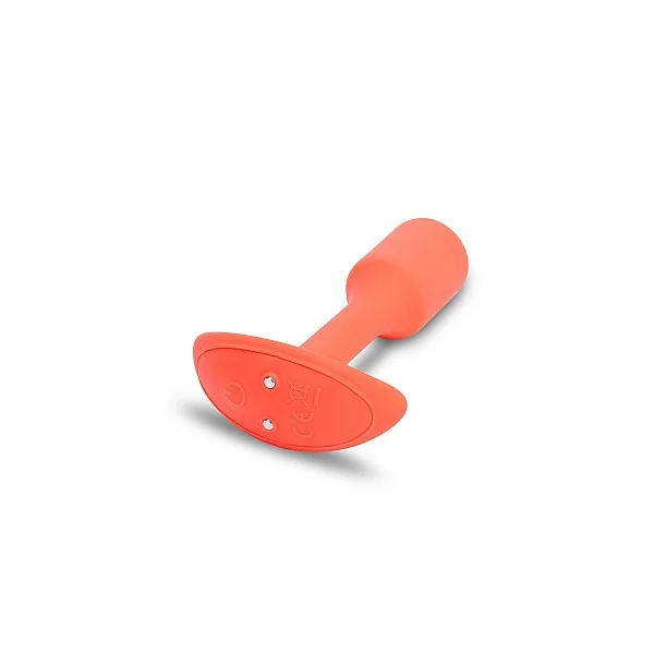 B-Vibe Vibrating Snug Plug S - Oranje van het merk b-Vibe - Buttplugs - online kopen bij Masculum.nl. De discrete online seks-toys en erotisch heren ondergoed winkel voor gay & hetero mannen.