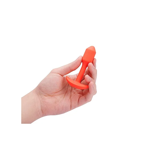 B-Vibe Vibrating Snug Plug S - Oranje van het merk b-Vibe - Buttplugs - online kopen bij Masculum.nl. De discrete online seks-toys en erotisch heren ondergoed winkel voor gay & hetero mannen.