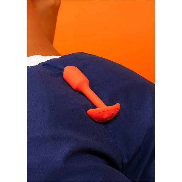 B-Vibe Vibrating Snug Plug S - Oranje van het merk b-Vibe - Buttplugs - online kopen bij Masculum.nl. De discrete online seks-toys en erotisch heren ondergoed winkel voor gay & hetero mannen.