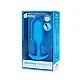 B-Vibe Vibrating Snug Plug L - Blauw van het merk b-Vibe - Buttplugs - online bestellen bij Masculum.nl. De discrete online seks-toys en erotisch heren ondergoed winkel voor gay & hetero mannen.