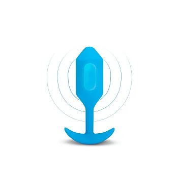 B-Vibe Vibrating Snug Plug L - Blauw