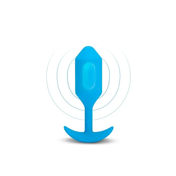B-Vibe Vibrating Snug Plug L - Blauw van het merk b-Vibe - Buttplugs - online bestellen bij Masculum.nl. De discrete online seks-toys en erotisch heren ondergoed winkel voor gay & hetero mannen.