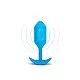 B-Vibe Vibrating Snug Plug L - Blauw van het merk b-Vibe - Buttplugs - online bestellen bij Masculum.nl. De discrete online seks-toys en erotisch heren ondergoed winkel voor gay & hetero mannen.