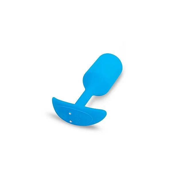 B-Vibe Vibrating Snug Plug L - Blauw van het merk b-Vibe - Buttplugs - online bestellen bij Masculum.nl. De discrete online seks-toys en erotisch heren ondergoed winkel voor gay & hetero mannen.