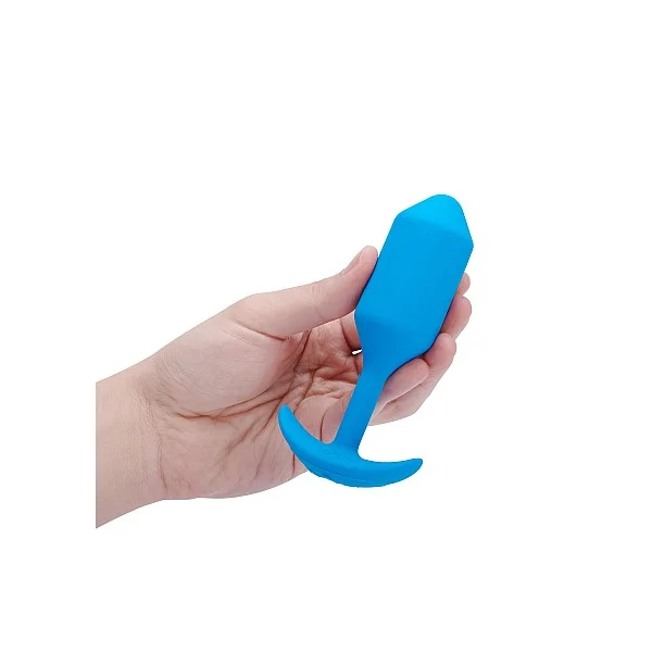 B-Vibe Vibrating Snug Plug L - Blauw van het merk b-Vibe - Buttplugs - online bestellen bij Masculum.nl. De discrete online seks-toys en erotisch heren ondergoed winkel voor gay & hetero mannen.