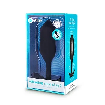B-Vibe Vibrating Snug Plug XXL - Zwart