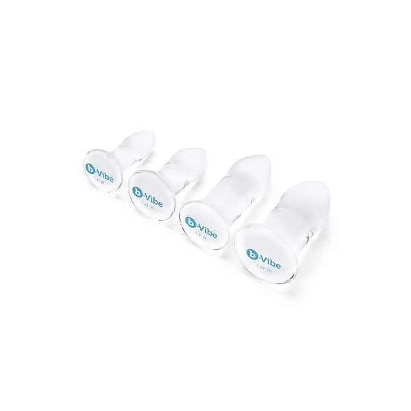B-Vibe Anal Dilators Set - Transparant van het merk b-Vibe - Buttplugs - online bestellen bij Masculum.nl. De discrete online seks-toys en erotisch heren ondergoed winkel voor gay & hetero mannen.