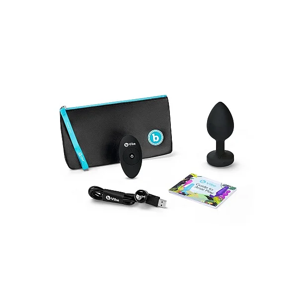 B-Vibe Vibr Jewel Plug XXL - Zwart van het merk b-Vibe - Buttplugs - online bestellen bij Masculum.nl. De discrete online seks-toys en erotisch heren ondergoed winkel voor gay & hetero mannen.