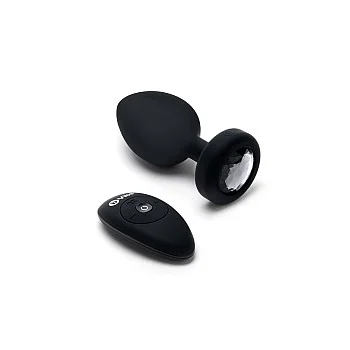 B-Vibe Vibr Jewel Plug XXL - Zwart