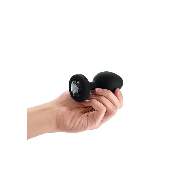 B-Vibe Vibr Jewel Plug XXL - Zwart van het merk b-Vibe - Buttplugs - online bestellen bij Masculum.nl. De discrete online seks-toys en erotisch heren ondergoed winkel voor gay & hetero mannen.
