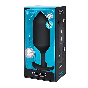 B-Vibe Snug Plug 7 - Zwart