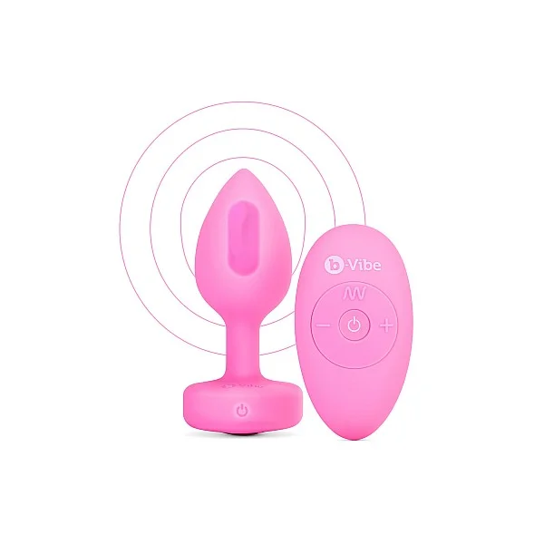 B-Vibe Vibr Heart Plug S/M - Roze van het merk b-Vibe - Buttplugs - online kopen bij Masculum.nl. De discrete online seks-toys en erotisch heren ondergoed winkel voor gay & hetero mannen.