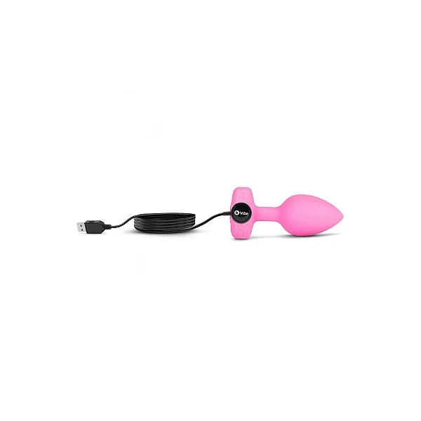B-Vibe Vibr Heart Plug S/M - Roze van het merk b-Vibe - Buttplugs - online kopen bij Masculum.nl. De discrete online seks-toys en erotisch heren ondergoed winkel voor gay & hetero mannen.