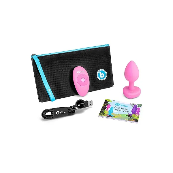 B-Vibe Vibr Heart Plug S/M - Roze van het merk b-Vibe - Buttplugs - online kopen bij Masculum.nl. De discrete online seks-toys en erotisch heren ondergoed winkel voor gay & hetero mannen.