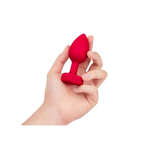 B-Vibe Vibr Heart Plug M/L - Rood van het merk b-Vibe - Buttplugs - online bestellen bij Masculum.nl. De discrete online seks-toys en erotisch heren ondergoed winkel voor gay & hetero mannen.