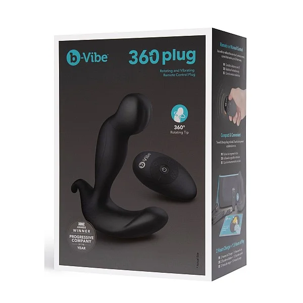 B-Vibe 360 Plug - Zwart van het merk b-Vibe - Buttplugs - online kopen bij Masculum.nl. De discrete online seks-toys en erotisch heren ondergoed winkel voor gay & hetero mannen.
