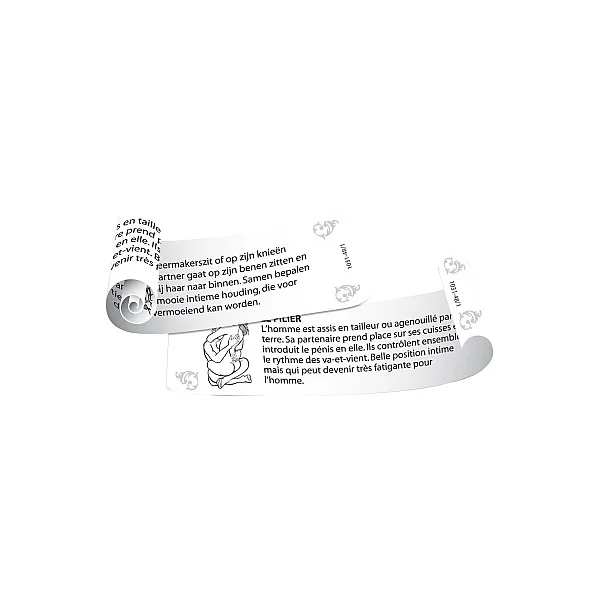 Hart/Coeur Kamasutra NL/FR - Assortiment van het merk Tease & please -  - online kopen bij Masculum.nl. De discrete online seks-toys en erotisch heren ondergoed winkel voor gay & hetero mannen.