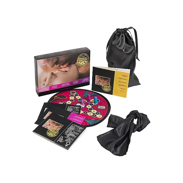 Travel game ENG/NL/DE/FR/ES - Assortiment van het merk Tease & please -  - online kopen bij Masculum.nl. De discrete online seks-toys en erotisch heren ondergoed winkel voor gay & hetero mannen.