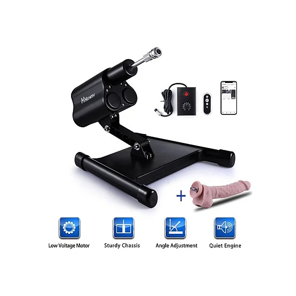 Premium 3 Fuck Machine 2.0 - Zwart van het merk HiSmith - Sexmachines - online bestellen bij Masculum.nl. De discrete online seks-toys en erotisch heren ondergoed winkel voor gay & hetero mannen.