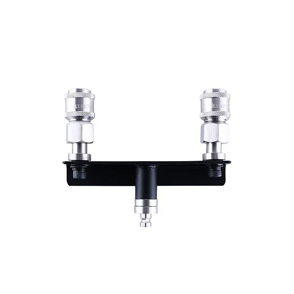 Double Quick Connector - Zwart van het merk HiSmith - Sexmachines - online kopen bij Masculum.nl. De discrete online seks-toys en erotisch heren ondergoed winkel voor gay & hetero mannen.