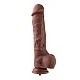 Hismith KlicLok Dildo 23 cm - Bruine huidskleur van het merk HiSmith - Realistische Dildo's - online bestellen bij Masculum.nl. De discrete online seks-toys en erotisch heren ondergoed winkel voor gay & hetero mannen.