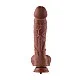Hismith KlicLok Dildo 23 cm - Bruine huidskleur van het merk HiSmith - Realistische Dildo's - online bestellen bij Masculum.nl. De discrete online seks-toys en erotisch heren ondergoed winkel voor gay & hetero mannen.