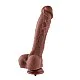 Hismith KlicLok Dildo 23 cm - Bruine huidskleur van het merk HiSmith - Realistische Dildo's - online bestellen bij Masculum.nl. De discrete online seks-toys en erotisch heren ondergoed winkel voor gay & hetero mannen.