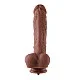 Hismith KlicLok Dildo 23 cm - Bruine huidskleur van het merk HiSmith - Realistische Dildo's - online bestellen bij Masculum.nl. De discrete online seks-toys en erotisch heren ondergoed winkel voor gay & hetero mannen.