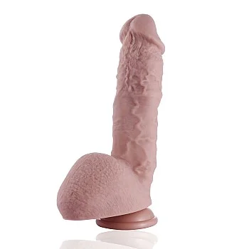 Hismith KlicLok Dildo 21 cm - Lichte huidskleur